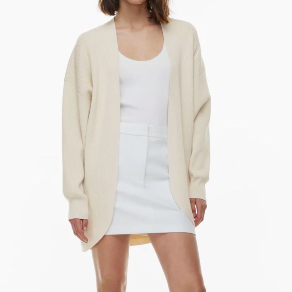 NWT Babaton color Birch Decision Cardigan 9796